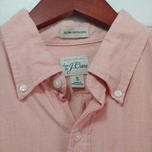 Linen Button Down Shirt J Crew Small